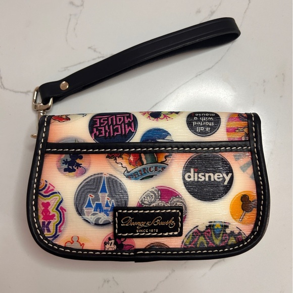 Dooney & Bourke Vintage Disney Flap Wristlet, Collectors Item, RARE- Like New! - Picture 2 of 16
